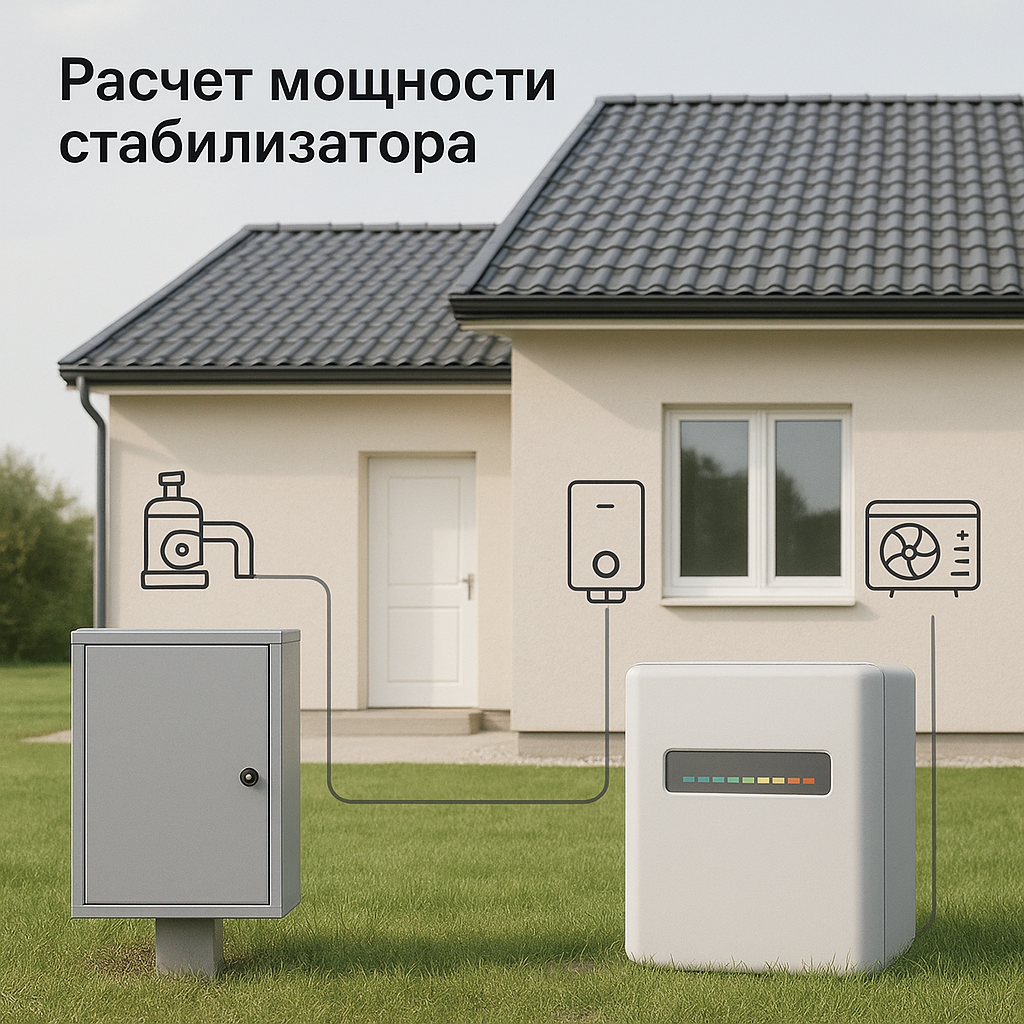 Расчет мощности стабилизатора напряжения для частного дома