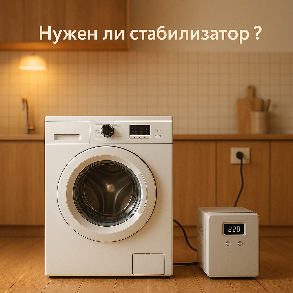 Стабилизатор напряжения рядом со стиральной машиной в квартире